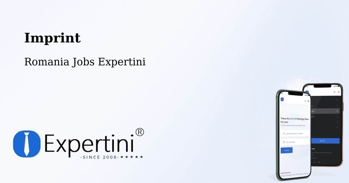 Imprint – Comuna Gherţa Mică - Romania Jobs Expertini